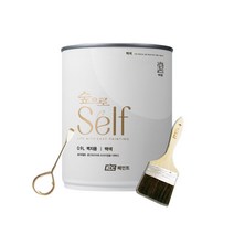 KCC 숲으로셀프 벽지용 친환경 페인트 에그쉘광 3L, 로얄화이트, 3000ml, 1개