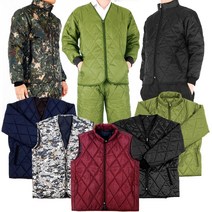 위즈모아 국산 깔깔이 패딩 겨울 방한 작업복