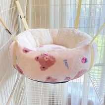 튼튼 원목 고양이 캣타워 스크래처 직조 아파트 우드 놀이터 운동기구 캣폴, M-빅사이즈, 베이지베어(흰솜털)