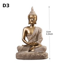 108배 방석 불교 부처님 쿠션 16 스타일 미니어처 부처님 동상 자연 사암 fengshui 태국 부처님 조각 힌두교 입상 홈 장식 장식 15, d3