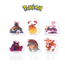 포켓몬스터 지우개 포켓몬지우개, 포켓몬지우개 6개(캐럭터별)