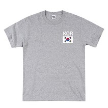 2023년 NEW 남녀공용 코리아 면 반팔 티셔츠 4종 KOREA 모음