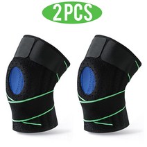 레그프레스 파워 멀티랙 레그컬 WorthWhile Kneepad 남자 가압 스포츠 탄성 무릎 패드 체육관 장비 농구 배, 05 2 Pieces Green