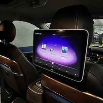 후석 모니터 mercedes-benz c es s glc gle gls 클래스 뒷좌석 엔터테인먼트 시스템용 13.3 인치 블루투스 와이파이 안드로이드 자동차 머리 받침, 한 개