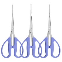 꽃게가위 (게가위 C타입-블루 3개세트) 게살 대게 킹크랩 꽃게 랍스터 스텐 주방 가위, 3개