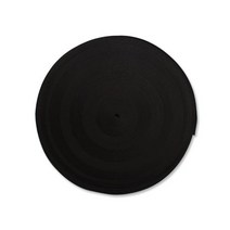 [동대문패션포인트] 고탄력 이중직 고무밴드 고무줄 1롤, 블랙