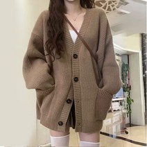 qilouwan루즈 기본 루즈 카디건