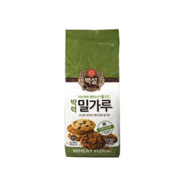 백설 박력 1등 밀가루, 1kg, 3개