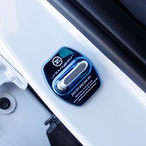 스팅어 도어스트라이커 커버 크롬 몰딩 인테리어 용품, 실버