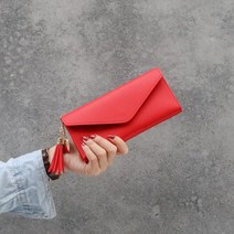 패션 여성 하트 모양의 펜던트 지갑 간단한 지갑 블랙 그레이 레드 긴 섹션 클러치 지갑 소프트 PU 가죽 머니 백