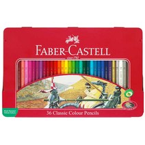 TFV309559일반색연필 틴케이스 파버카스텔 36색