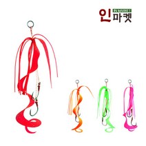 스커트훅리본 자작루어 타이 스커트 훅세트 타이라바, 스커트훅리본 스크류그린