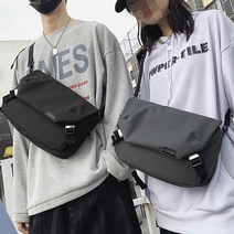 모건 메신저 스퀘어 사각 남녀공용 여자 남자 친구 커플 가방 가벼운 천가방 20대 대학생 캐주얼 빈티지 심플 간편 데일리 숄더 크로스백