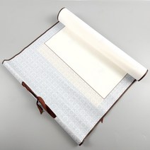 가로형 서예 족자 액자 수묵화 사군자 전통 작품 공백 인테리어, B_카키