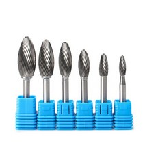 전동 드릴 연마기 청소기 타일줄눈제거기 carbide alloy 회전 파일 도구 81, 6개 (h06-16)