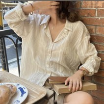 코코블랑 / 리덴 루즈핏 블라우스