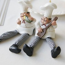 요리사 장식 인형 1P 카페 식당 인테리어 소품 장식_미니어쳐/미니어처, 쿠팡2 본상품