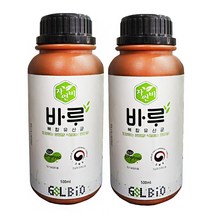 [비료컴퍼니] 바루500ml 2병 샤인머스켓 당도증가 비료 식물영양제 염류 해소 코리아아그로 복합비료 고추 배추 마늘 양파 뿌리발근제 생육증진, 2개