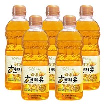 라온 현미유, 500ml, 5개