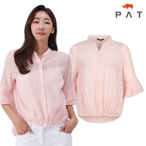 PAT(여성) PAT여성 스트라이프 소매러플 블라우스
