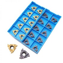 선반 터닝툴 10PCS MMT16ER AG55 AG60 MMT16IR 초경 인서트 CNC 밀링 커터 터닝 블레이드 공작 기계 액세서리 16ER, 10PCS(1box), MMT16IR AG60 US735