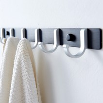 하모니 심플 디자인 벽옷걸이, 1개, 6단