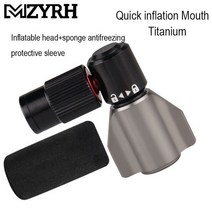 에어펌프 CO2 팽창기 자전거 에어 타이어 펌프 카트리지 없음 MTB 산악 로드 사이클링 액세서리 수리 키, 03 Titanium