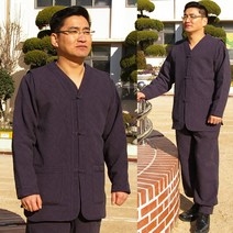 [K-24]남성용 도비 자가드 지그자크 투피스(쓰리피스)/생활한복/개량한복
