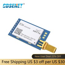 무선송수신기 2.4GHz nRF24L01 PA 장거리 무선 rf 모듈 CDSENET E34-2G4H20D 2500m FEC 2.4G 송신기 수신기 nRF24L01P 트랜시버