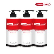 [파워풀엑스] 리커버리크림 플러스 파워풀크림 500ml, 3개