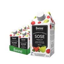 [본네] 프리미엄 로즈힙 배 퓨레 주스 500ml 6개입, 6팩