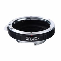 K&F CONCEPT EOS-L/M CANON EF 렌즈를 Leica M 카메라에 사용하는 렌즈 변환 어댑터 내부무반사코팅