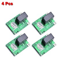 스마트홈 스마트전등스위치 SONOFF-RE5V1C 와이파이 스위치 5V DC 릴레이 모듈 스위치 인칭 자동 잠금 모드 앱/음성 원격 10 개입, 04 4piece, 04 4piece