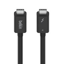 벨킨 썬더볼트 4 C타입 PD 100W 40Gbps 초고속 케이블 INZ002BT2M, 2m_(INZ002bt2MBK)