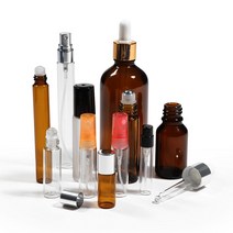 향수용기 플라스틱 스프레이 블랙캡 투명 2ml 알루미늄 롤온 모음, 06. 시향샘플 플라콘, 01. 블랙 투명 1ml 3개