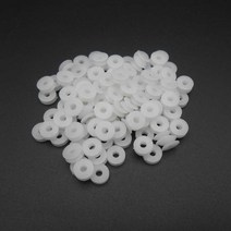 200PCS OD 직경 = 5.8mm 플라스틱 타이밍 풀리 기어 모델 모터 바퀴 직경 1.95mm 샤프트 ID 조리개 직경 2MM mm 흰색 * FD006, 한개옵션0
