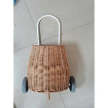 등나무 카트 100일 사진 스튜디오 촬영용품 아기방 인테리어 사진 촬영 소품, 우드 카트 35x55cm