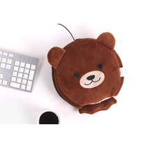 사무실 USB 곰돌이 충전식손난로 손목 마우스패드 수족냉증선물 전기손난로
