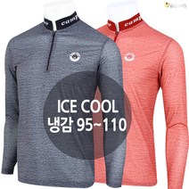 [더빅보스] 캠프 냉감 멜란지 긴팔티 _ 여름용 긴팔 남자 외출복 등산복 작업복