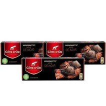 코트도르 미그노네트 다크 240gr 24개 Côte dOr Mignonnettes Negro Puro, 3팩