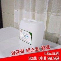 대전자동차실내크리닝 나노크린 20리터