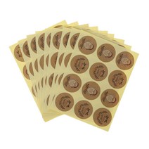 120pcs 산타 클로스 종이 크래프트 스티커 메리 크리스마스 화환 징글 벨 씰, 산타 01