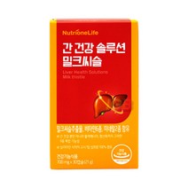 뉴트리원 간 건강 솔루션 밀크씨슬 700mg x 30캡슐 1통 I, 1개, 30정