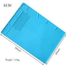 작업용 책상 매트 커팅 고무판 깔판 절연 내열성 수리 패드 납땜 스테이션 bga 납땜, p130