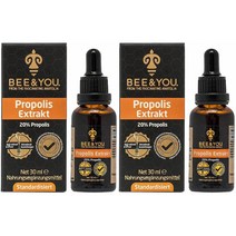 Bee&You Propolis Extrakt 비앤유 프로폴리스 추출물 30ml 2팩, 1개