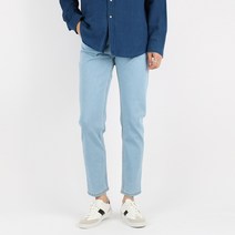 오마보이 남성용 매일 입고픈 기본 연청 스트레이트 청바지