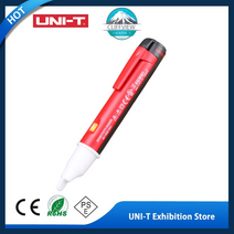 UNIT AC 전압 검출기/경고음 팁/플래시 팁/자동 전원 끄기/진동 팁/AC 90V 1000V UT12A