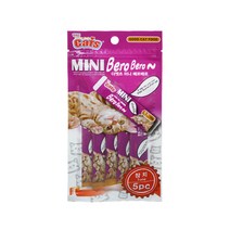더캣츠 미니베로베로 5p 참치 고양이캔 고양이간식 고양이사료, 1개