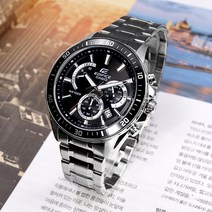 에디피스 남성 크로노그래프 메탈시계 EFR-552D-1A