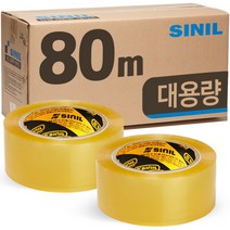 신일 투명 OPP 박스테이프 80m 10개
